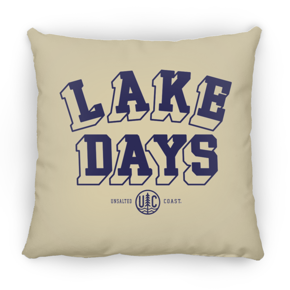 Lake Days  Medium Square Pillow